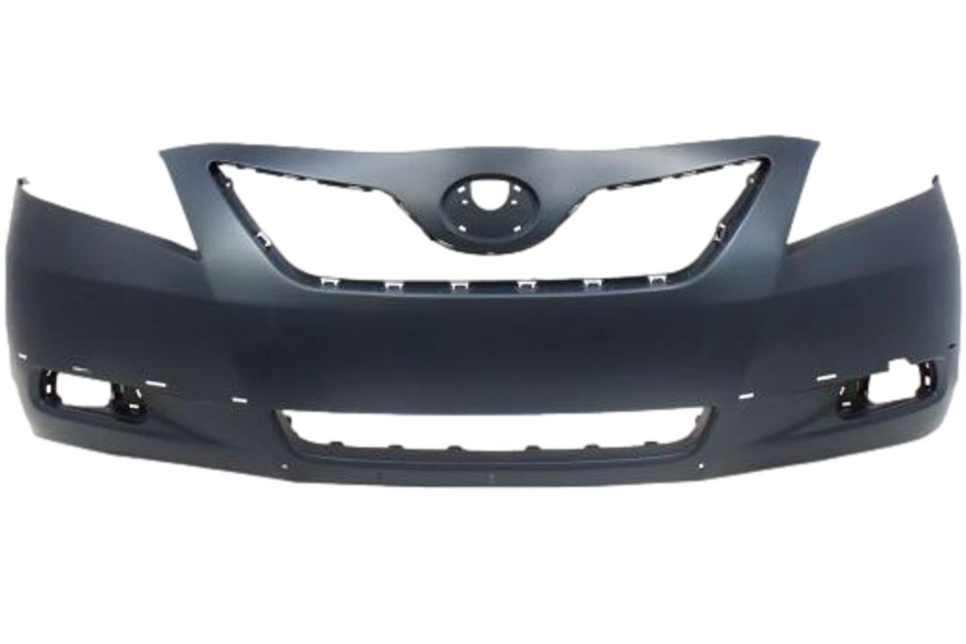 2007-2009 Toyota Camry Front Bumper Painted USA Built, WITH Spoiler Holes WITHOUT Tow Hook Hole
