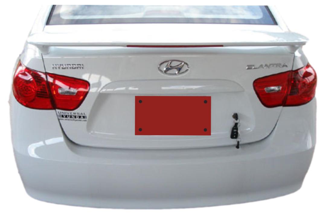 2009 Hyundai Elantra Spoiler Painted_ABS229
