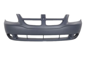 2001-2004 Dodge Caravan Front Bumper Painted WITH: Fog Light Holes | WITHOUT: Grained Lower
