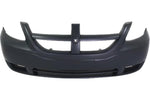 2005-2007 Dodge Caravan Front Bumper Painted WITHOUT: Fog Light Holes, Grained Lower