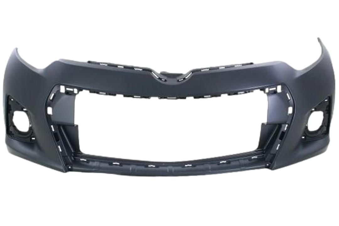 2014-2016 Toyota Corolla Front Bumper Painted (WITH: Sport Bumper, Chrome Grille Molding) 5211903906