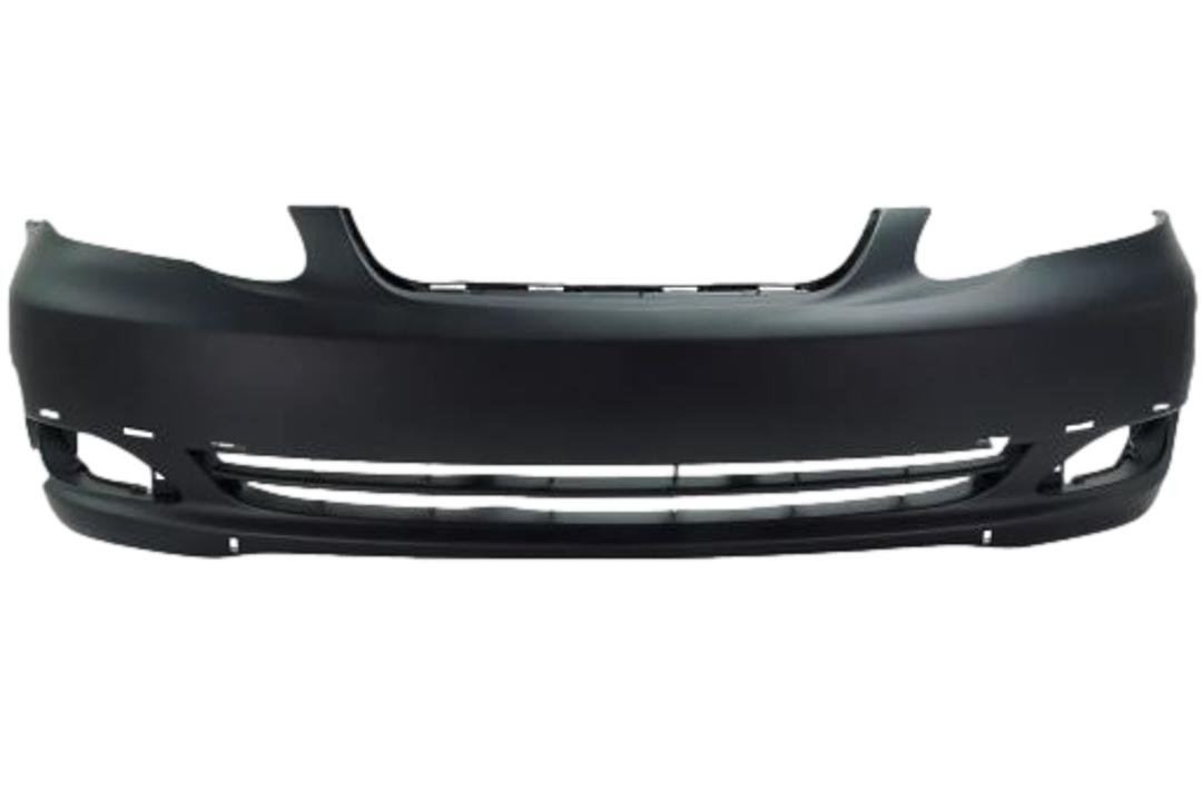 2005-2008 Toyota Corolla Front Bumper Painted WITH: Spoiler Holes