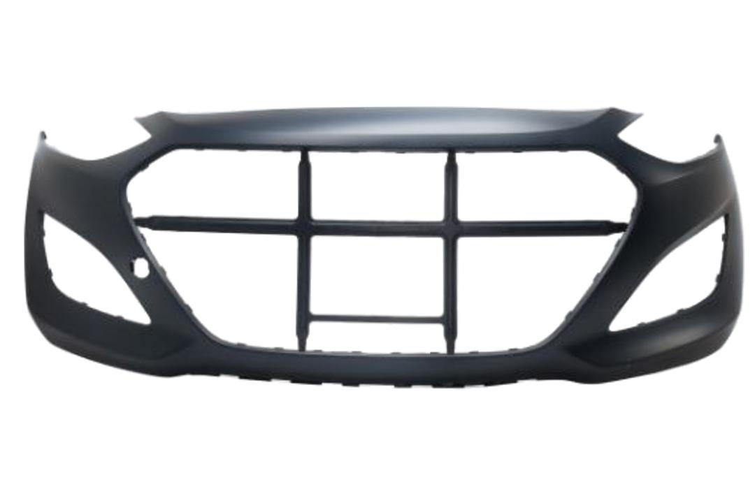 2013-2017 Hyundai Elantra GT Front Bumper Painted, Symphony Silver Metallic (UUS) Hatchback 86511A5000