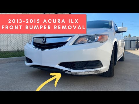 How to Remove a 2013-2015 Acura ILX Front Bumper - ReveMoto Painted Car Parts - YouTube Channel