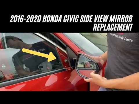 2016-2021 Honda Civic : Side View Mirror Painted (EX Model | Passenger-Side)