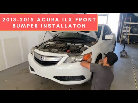 How to Install a 2013, 2014, 2015 Acura ILX Front Bumper - ReveMoto Painted Car Parts - YouTube Channel