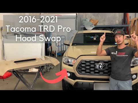 2016-2021 Toyota Tacoma Hood swap to a TRD Pro | ReveMoto