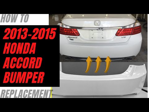 2013-2015 Honda Accord : Rear Bumper Painted (Coupe/Sedan)