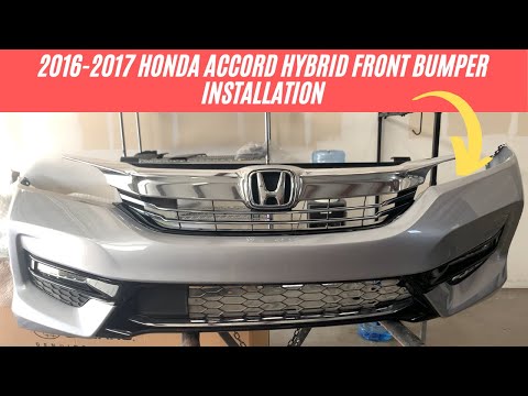 2017 Honda Accord : Front Bumper Painted (Hybrid)