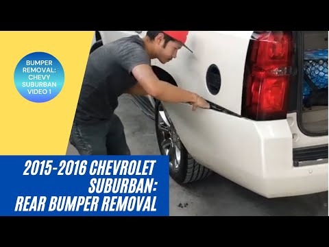 How To Remove a 2015-2016 Chevrolet Suburban Rear Bumper | Simple & Easy - Video 1/3 | ReveMoto
