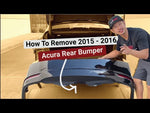 HOW TO - Replace 2015-2016 Acura TLX Rear Bumper | Easy Tutorial | ReveMoto Painted Auto Body Parts