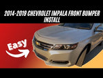 How to Replace 2014-2020 Chevrolet Impala Front Bumper | Part  2 - Bumper Installation | ReveMoto
