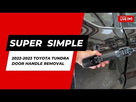 2022-2024 Toyota Tundra : Door Handle Chrome Delete (OEM Only)