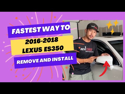 2016-2018 Lexus ES350 : Side View Mirror Painted (OEM | Passenger-Side)