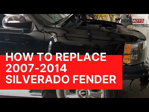 How to Replace a 2007-2013 Chevrolet Silverado Fender (1500/2500/3500) | Remove & Install | ReveMoto