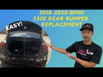 2018-2020 BMW 5 Series G30 Hybrid Rear Bumper Removal Install (Easy Steps to Follow) DIY - ReveMoto
