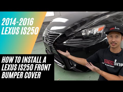 How to Replace a 2014-2016 Lexus IS250 Front Bumper | Full Steps Start to Finish | ReveMoto