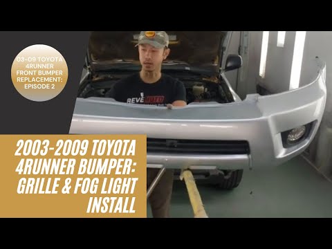 2006-2009 Toyota 4Runner Grille & Fog Light Install, Video 2/3