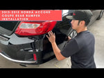 How To Install 2013-2015 Honda Accord Coupe Rear Bumper ReveMoto Painted Auto Parts Replacement