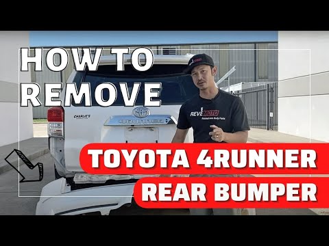How To Remove 5th Gen Toyota 4Runner Rear Bumper (For 2014-2022) | Step by Step | ReveMoto