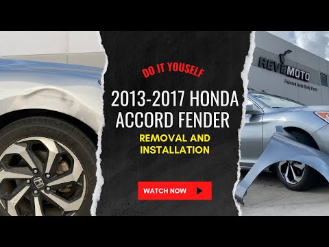 2013-2017 Honda Accord : Fender Painted (Aftermarket)