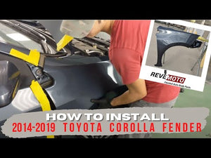 How to Install 2014-2019 Toyota Corolla Fender, Part 2/2