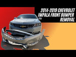 How to Replace 2014-2020 Chevrolet Impala Front Bumper | Part 1 - Remove Bumper | ReveMoto